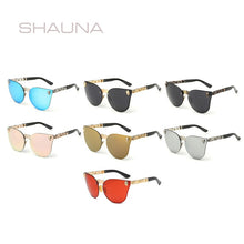 Load image into Gallery viewer, SHAUNA Cool Gothic Sunglasses Crystal Skull Women Steampunk Sunglasses Retro Men Punk Shades UV400