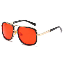 Load image into Gallery viewer, SHAUNA Double Bridges Square Sunglasses Brand Designer Outdoor Sun Glasses Shades UV400