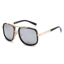 Load image into Gallery viewer, SHAUNA Double Bridges Square Sunglasses Brand Designer Outdoor Sun Glasses Shades UV400