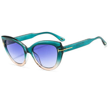 Load image into Gallery viewer, SHAUNA Cat Eye Women Sunglasses Gradient Shades Retro Optical Glasses Frames