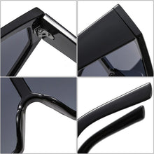 Load image into Gallery viewer, SHAUNA Colorful One Piece Cat Eye Women Sunglasses Retro Gradient Shades UV400 Eyewear Men Jelly Color Sun Glasses