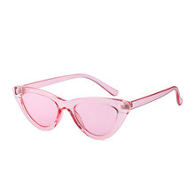 Load image into Gallery viewer, SHAUNA Small Cat Eye Women Sunglasses Retro Leopard Eyewear Shades UV400 Men Blue Pink Sun Glasses