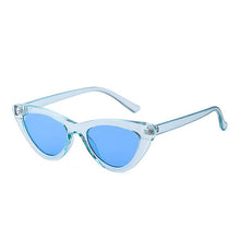 Load image into Gallery viewer, SHAUNA Small Cat Eye Women Sunglasses Retro Leopard Eyewear Shades UV400 Men Blue Pink Sun Glasses