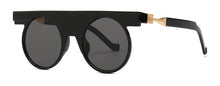 Load image into Gallery viewer, SHAUNA Flat Top Unique Round Sunglasses Men Retro Women Matter Shades gafas Oculos De Sol