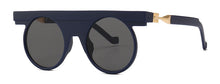 Load image into Gallery viewer, SHAUNA Flat Top Unique Round Sunglasses Men Retro Women Matter Shades gafas Oculos De Sol