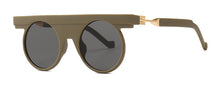 Load image into Gallery viewer, SHAUNA Flat Top Unique Round Sunglasses Men Retro Women Matter Shades gafas Oculos De Sol