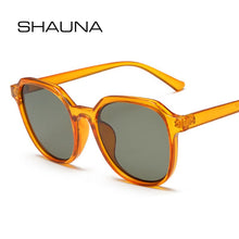 Load image into Gallery viewer, SHAUNA Ins Popular Candy Color Round Sunglasses Women Brand Designer Retro Orange Shades Men