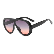 Load image into Gallery viewer, SHAUNA Oversize One-Piece Lens Pilot Sunglasses UV400