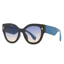 Load image into Gallery viewer, SHAUNA Oversized Round Women Sunglasses Brand Designer Rivets Eyewear Ins Popular Retro Gradient Men Sun Glasses Shades UV400
