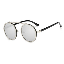 Load image into Gallery viewer, SHAUNA Popular Women Round Sunglasses Brand Designer Vintage Men Matte Frame Sun Glasses UV400