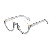 Load image into Gallery viewer, SHAUNA Retro Half Frame Round Gradient Sunglasses Glasses Frames