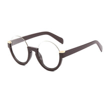 Load image into Gallery viewer, SHAUNA Retro Half Frame Round Gradient Sunglasses Glasses Frames