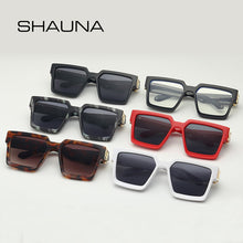 Load image into Gallery viewer, SHAUNA Retro Square Sunglasses Women Ins Popular Sun Glasses Men UV400