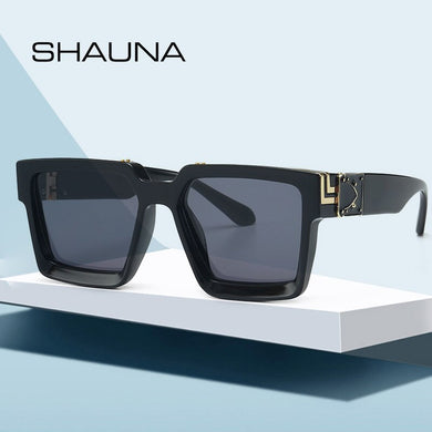 SHAUNA Retro Square Sunglasses Women Ins Popular Sun Glasses Men UV400