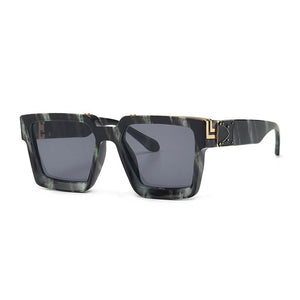 SHAUNA Retro Square Sunglasses Women Ins Popular Sun Glasses Men UV400