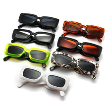 Load image into Gallery viewer, SHAUNA Retro Square Women Sunglasses Brand Designer Wide Legs Eyewear Shades UV400 Men Fluorescent Green Sun Glasses