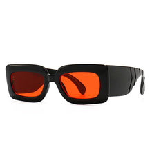 Load image into Gallery viewer, SHAUNA Retro Square Women Sunglasses Brand Designer Wide Legs Eyewear Shades UV400 Men Fluorescent Green Sun Glasses