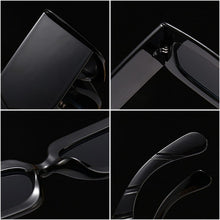 Load image into Gallery viewer, SHAUNA Retro Square Women Sunglasses Brand Designer Wide Legs Eyewear Shades UV400 Men Fluorescent Green Sun Glasses