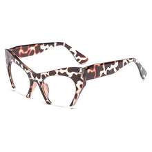 Carica l&#39;immagine nel visualizzatore di Gallery, Retro Women Half Frame Cat Eye Glasses Frames Fashion Optical Frame