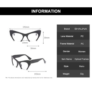 Retro Women Half Frame Cat Eye Glasses Frames Fashion Optical Frame