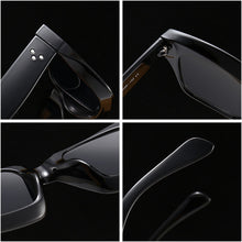 Load image into Gallery viewer, SHAUNA Rivets Square Sunglasses Women Brand Designer Retro Blue Purple Eyewear Men Gradient Sun Glasses Shades UV400
