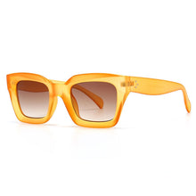 Load image into Gallery viewer, SHAUNA Rivets Square Sunglasses Women Brand Designer Retro Blue Purple Eyewear Men Gradient Sun Glasses Shades UV400