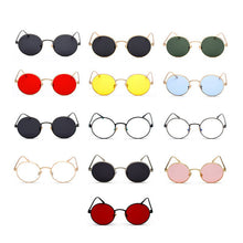 Load image into Gallery viewer, SHAUNA Super Round Women Sunglasses Brand Designer Men Dark Green Lens Shades UV400