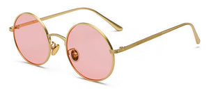 SHAUNA Super Round Women Sunglasses Brand Designer Men Dark Green Lens Shades UV400