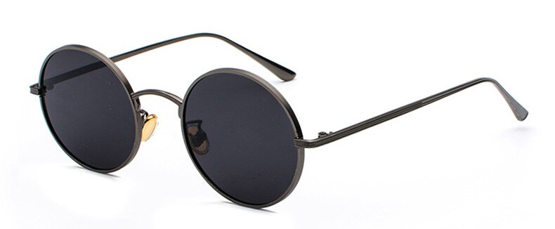 SHAUNA Super Round Women Sunglasses Brand Designer Men Dark Green Lens Shades UV400