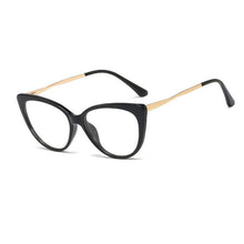 Load image into Gallery viewer, TR90 Comfortable Cat Eye Eyeglasses Frame Women  Vintage Spring Hinge Optical Frame