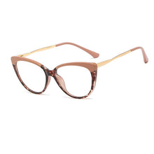 Load image into Gallery viewer, TR90 Comfortable Cat Eye Eyeglasses Frame Women  Vintage Spring Hinge Optical Frame
