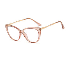 Load image into Gallery viewer, TR90 Comfortable Cat Eye Eyeglasses Frame Women  Vintage Spring Hinge Optical Frame
