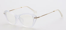 Load image into Gallery viewer, SHAUNA Vintage Cat Eye Frame Brand Designer  Blue Rays Protection Clear Lens Glasses Women Reading Eyeglasses