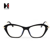 Load image into Gallery viewer, SHAUNA Vintage Cat Eye Frame Brand Designer  Blue Rays Protection Clear Lens Glasses Women Reading Eyeglasses