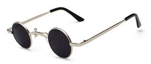 Load image into Gallery viewer, SHAUNA Wide Bridge Retro Rock Punk Sunglasses Classic Small Round Clear Red Sun Glasses UV400