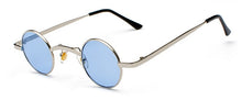 Load image into Gallery viewer, SHAUNA Wide Bridge Retro Rock Punk Sunglasses Classic Small Round Clear Red Sun Glasses UV400