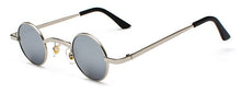 Load image into Gallery viewer, SHAUNA Wide Bridge Retro Rock Punk Sunglasses Classic Small Round Clear Red Sun Glasses UV400