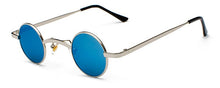 Load image into Gallery viewer, SHAUNA Wide Bridge Retro Rock Punk Sunglasses Classic Small Round Clear Red Sun Glasses UV400