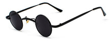 Load image into Gallery viewer, SHAUNA Wide Bridge Retro Rock Punk Sunglasses Classic Small Round Clear Red Sun Glasses UV400