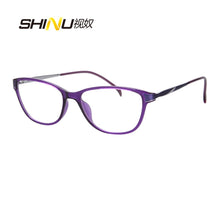 Carica l&#39;immagine nel visualizzatore di Gallery, SHINU Brand Designer Women Glasses Frame Clear Lens Optical Eyeglasses Frame Spectacle Clear Transparent Lens Eyewear Frame