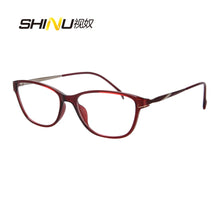 Carica l&#39;immagine nel visualizzatore di Gallery, SHINU Brand Designer Women Glasses Frame Clear Lens Optical Eyeglasses Frame Spectacle Clear Transparent Lens Eyewear Frame