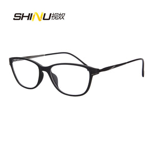 SHINU Brand Designer Women Glasses Frame Clear Lens Optical Eyeglasses Frame Spectacle Clear Transparent Lens Eyewear Frame