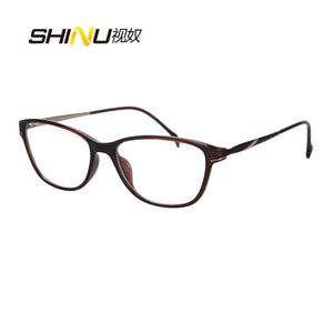 SHINU Brand Designer Women Glasses Frame Clear Lens Optical Eyeglasses Frame Spectacle Clear Transparent Lens Eyewear Frame