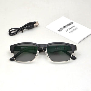 SHINU Men's Sunglasses Smart bluetooth eyeglasses 5.0 Hands Free calling Music Audio polarized sunglasses for men