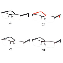Load image into Gallery viewer, SHINU Men&#39;s eyeglasses frame metal glasses frame men full and half  frame eyeglasses factory price 10pcs /lot mixed model color