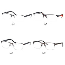 Load image into Gallery viewer, SHINU Men&#39;s eyeglasses frame metal glasses frame men full and half  frame eyeglasses factory price 10pcs /lot mixed model color