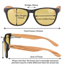 Load image into Gallery viewer, SHINU Polarized Fishing Sunglasses Photochromic Driving Glasses Eyewear Wooden Multi Colors Unisex Sunglasses Champagne Lenses
