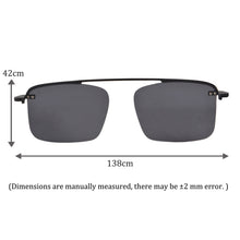 Load image into Gallery viewer, SHINU  polarized sunglasses man clip-on sun-glasses outdoor sports optics frame  Prescription eyeglasses frame clip on two used