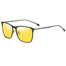 Carica l'immagine nel visualizzatore di Gallery, SIMPRECT 2022  Square Polarized Sunglasses Men UV400 High Quality Elasticity Metal Sun Glasses Anti-glare Driving Eyewear