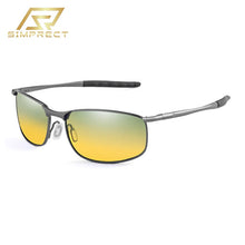 Load image into Gallery viewer, SIMPRECT 2022 Pochromic Polarized Sunglasses Men UV400 High Quality Vintage Square Anti-Glare Driver's Sun Glasses For Men